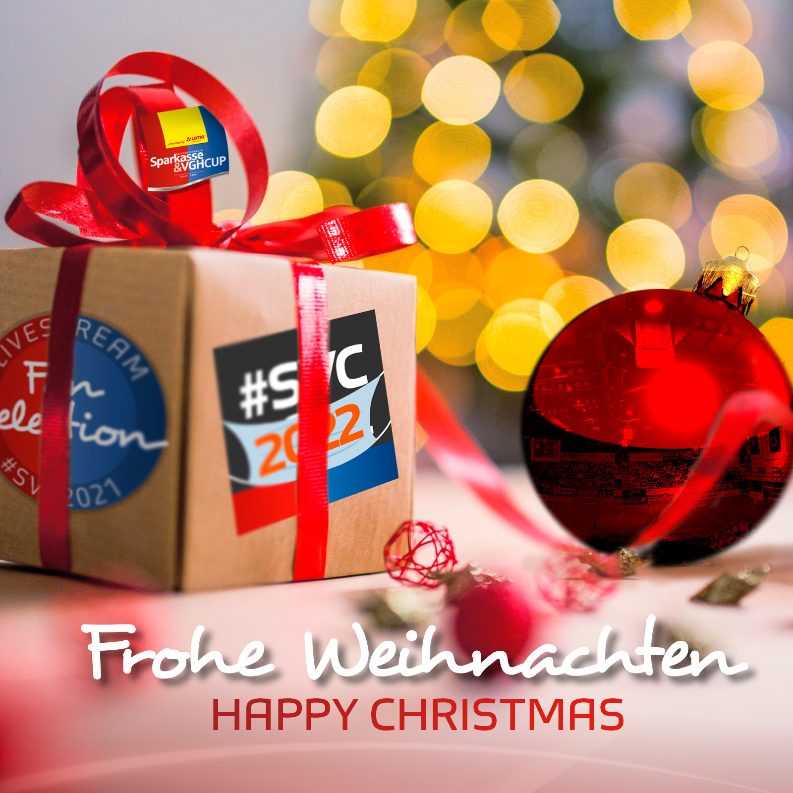 Frohe Weihnachten<br>allen Fans und Freunden
